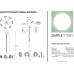 Подвесная люстра 1086 1086-LED28PL Simple Story