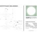 Потолочная люстра 1166 1166-LED56PL Simple Story