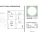 Точечный светильник 2059 2059-LED12CLW Simple Story