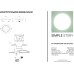 Точечный светильник 2066 2066-1DLW Simple Story