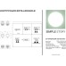 Точечный светильник 2076 2076-LED24DLB Simple Story