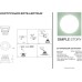 Точечный светильник 2079 2079-LED7DLW Simple Story