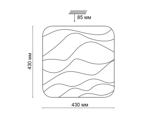 Настенно-потолочный светильник Ricon 2091/DL Sonex