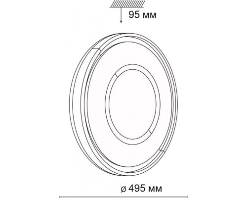 Настенно-потолочный светильник Stoki 3046/EL Sonex