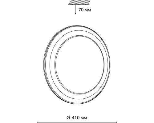 Настенно-потолочный светильник Setta 7617/DL Sonex