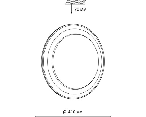 Настенно-потолочный светильник Setta 7630/DL Sonex
