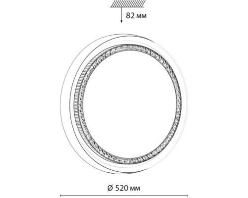 Настенно-потолочный светильник Rahig 7644/EL Sonex