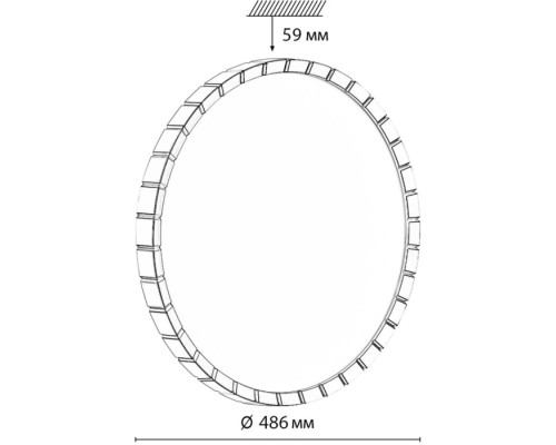 Настенно-потолочный светильник Atabi Black 7649/EL Sonex