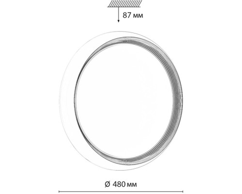 Настенно-потолочный светильник Tofiq White 7650/EL Sonex