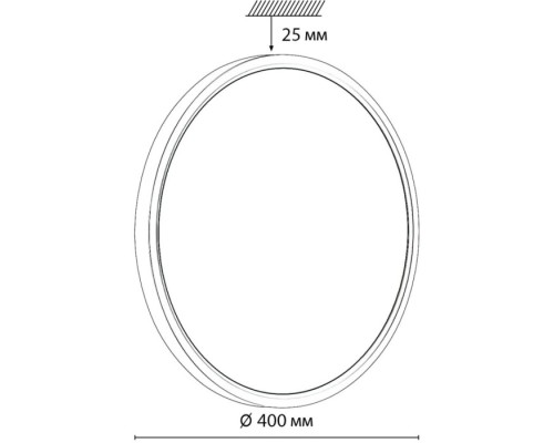 Настенно-потолочный светильник Omega White 7661/32L Sonex