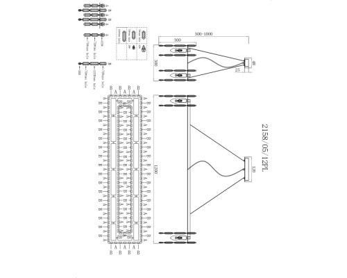 Подвесная люстра Legacy 2158/05/12PL Stilfort