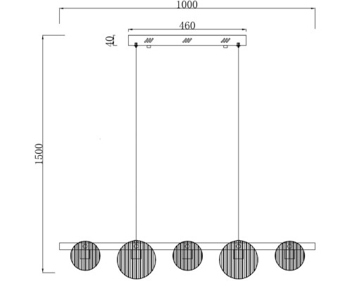 Подвесной светильник Relux 4008/02/05PL Stilfort