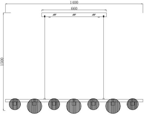 Подвесной светильник Relux 4008/02/07PL Stilfort
