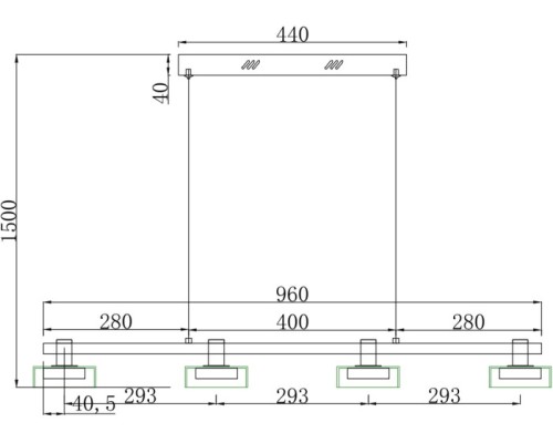 Подвесной светильник Gloze 4009/02/04PL Stilfort