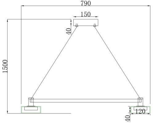 Подвесной светильник Gloze 4009/02/08P Stilfort
