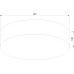 Потолочный светильник Rondo 1086 Rondo White TK Lighting