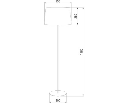 Торшер Maja 2920 Maja Black TK Lighting
