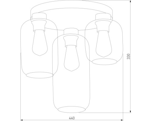 Потолочная люстра Marco 3318 Marco Green TK Lighting