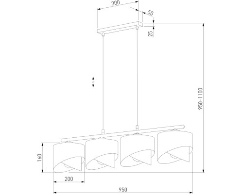 Подвесной светильник Grant White 4822 Grant White TK Lighting