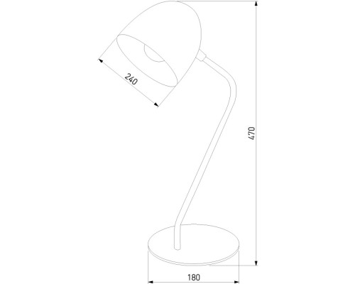 Интерьерная настольная лампа Soho 5036 Soho Black TK Lighting