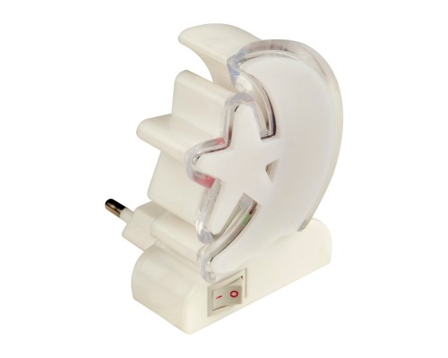 Ночник  DTL-301-Месяц со звездочкой/RGB/4LED/0,5W Uniel
