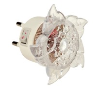 Ночник  DTL-308-Цветок/RGB/4LED/0,5W Uniel