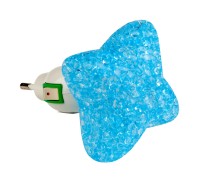 Ночник  DTL-309-Звездочка/BLUE/1LED/0,1W Uniel
