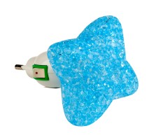 Ночник  DTL-309-Звездочка/BLUE/1LED/0,1W Uniel