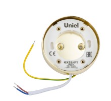 Точечный светильник  GX53/FT GOLD 10 PROM Uniel