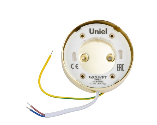 Точечный светильник  GX53/FT GOLD 10 PROM Uniel