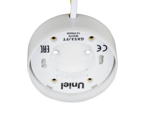 Точечный светильник  GX53/FT WHITE 10 PROM Uniel