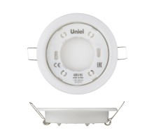 Точечный светильник  GX53/H2 WHITE 10 PROM Uniel