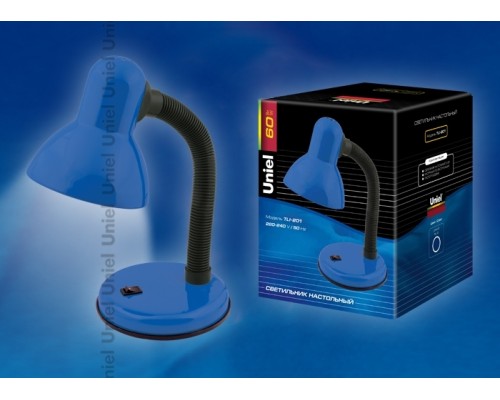 Интерьерная настольная лампа  TLI-201 Blue. E27 Uniel