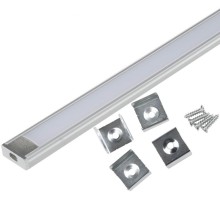 Профиль для светодиодной ленты UFE-K UFE-K02 Silver/Frozen 200 Polybag Uniel