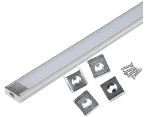 Профиль для светодиодной ленты UFE-K UFE-K02 Silver/Frozen 200 Polybag Uniel