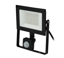Прожектор уличный  ULF-F62-50W/6500K SENSOR IP54 200-240В BLACK Uniel
