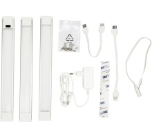 Точечный светильник  ULM-F44-3x3W/4500K/DIM SENSOR IP20 SILVER Uniel