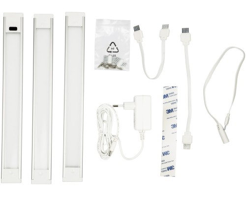 Точечный светильник  ULM-F44-3x3W/4500K/DIM SENSOR IP20 SILVER Uniel