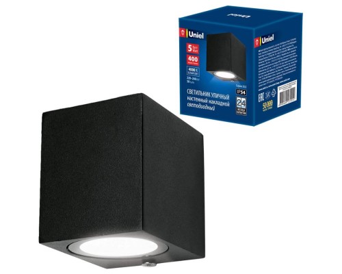 Архитектурная подсветка  ULU-S05A-5W/4000K IP54 BLACK Uniel