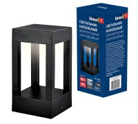 Наземный светильник  ULU-T03A-10W/3000K IP65 BLACK Uniel