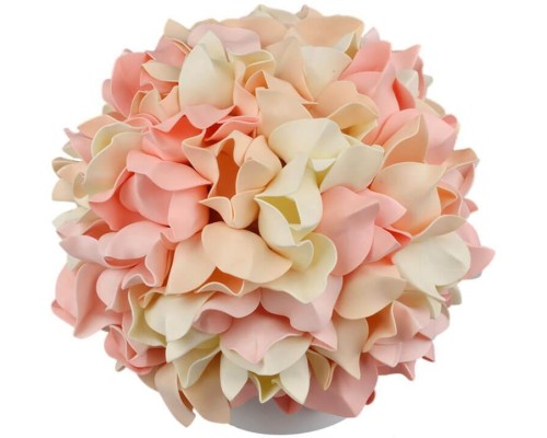 Интерьерная настольная лампа Гортензия ULW-R07 T/3000K/150C/A Гортензия Белый/Радужный Uniel