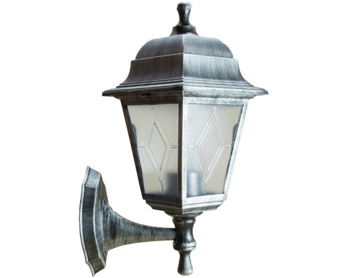 Настенный фонарь уличный  UUL-A01S 60W/E27 IP44 BLACK SILVER Uniel