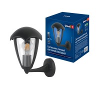 Настенный фонарь уличный  UUL-S80A 60W/E27 IP54 BLACK Uniel