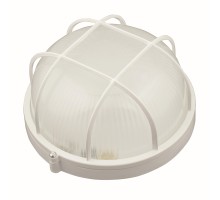 Настенно-потолочный светильник  UWL-R02 100W/E27 IP54 WHITE Kруг/Решетка Uniel