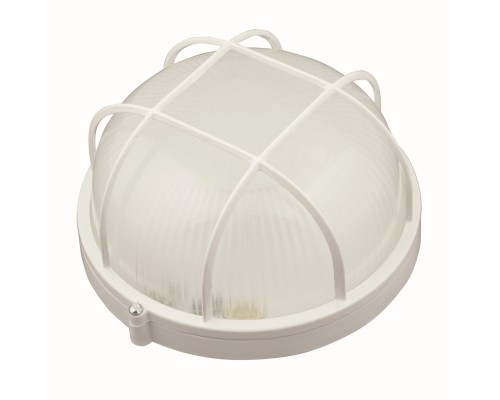 Настенно-потолочный светильник  UWL-R02 100W/E27 IP54 WHITE Kруг/Решетка Uniel