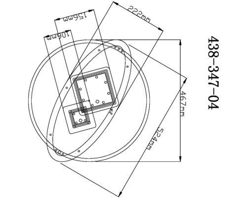 Потолочная люстра  438-347-04 Velante