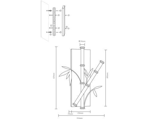 Настенный светильник  440-301-02 Velante