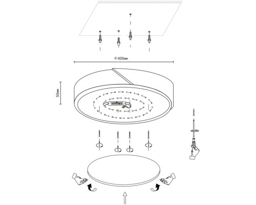 Потолочный светильник  445-627-01 Velante