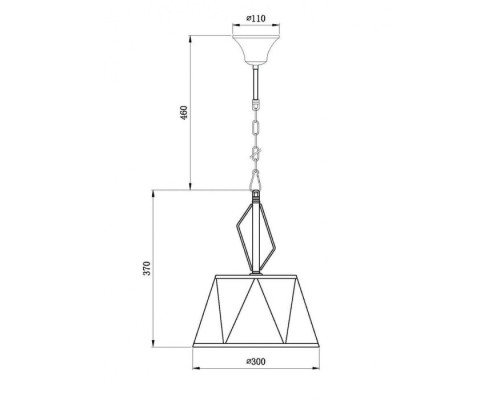 Подвесной светильник Si VL2191P01 Vele Luce