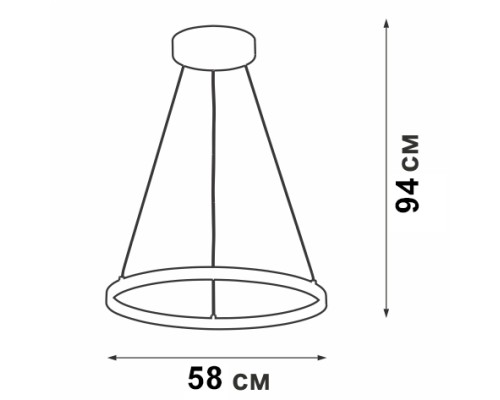 Подвесной светильник  V04601-93/1S Vitaluce